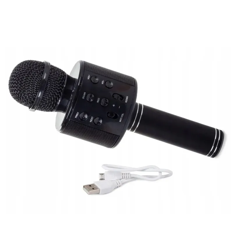 Extralink Wireless Microphone with Speaker, Bluetooth, Black - Image 2