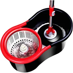Extralink | Mop obrotowy rotacyjny | 360 spin turbo 3w1 + 2 nakładki - Zdjęcie 3