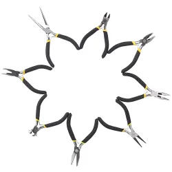 Conjunto de Alicates de Precisão Extralink, 8 Peças - Alicates Combinados Universais - Imagem 2