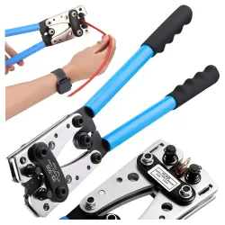 Extralink Klem Bağlama Aracı, Kablo Konnektör Uçları, Kablo Sıkıştırma 6-50mm AWG