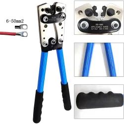 Ferramenta de Crimpagem Extralink para Manguitos, Conectores de Cabos, Compressão de Fios 6-50mm AWG - Imagem 6