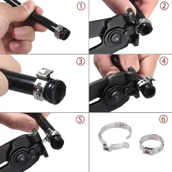 Alicate para Braçadeiras Extralink, Juntas de Braçadeiras Oetiker 200 pcs 5,8-21 mm - Imagem 5