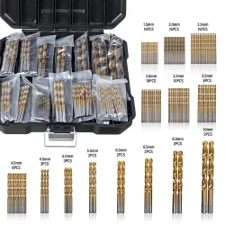 Extralink Bohrerset, Universelle Titanbohrer für Metall und Holz 1,5-10mm 99 Stück - Bild 5