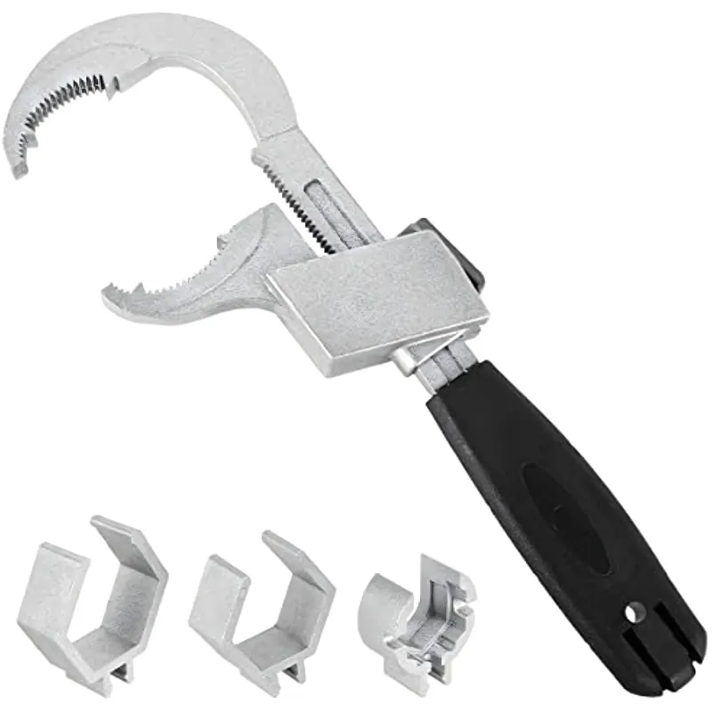 Chiave Regolabile Universale Extralink, Doppia Faccia per Lavabo Bagno, Rubinetto e Tubazioni Idrauliche - Immagine 2