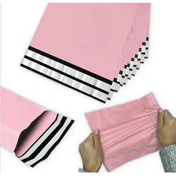 Borse corriere rosa restituibili Extralink 310x420 50 pz - Immagine 2