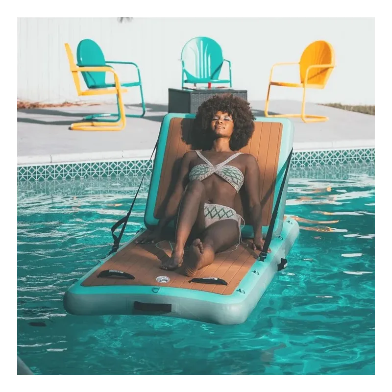 Extralink Inflatable Water Lounger, 245x91x15cm - Image 4