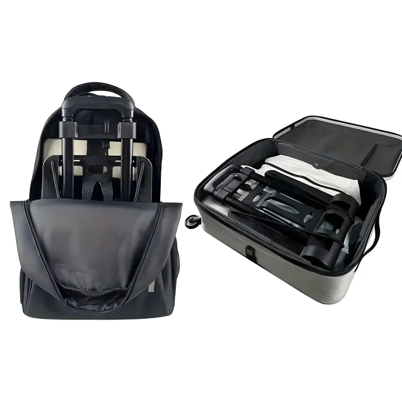 Carrito de Compras Extralink, Plegable, Manija Telescópica, Capacidad de 40 kg - Imagen 5