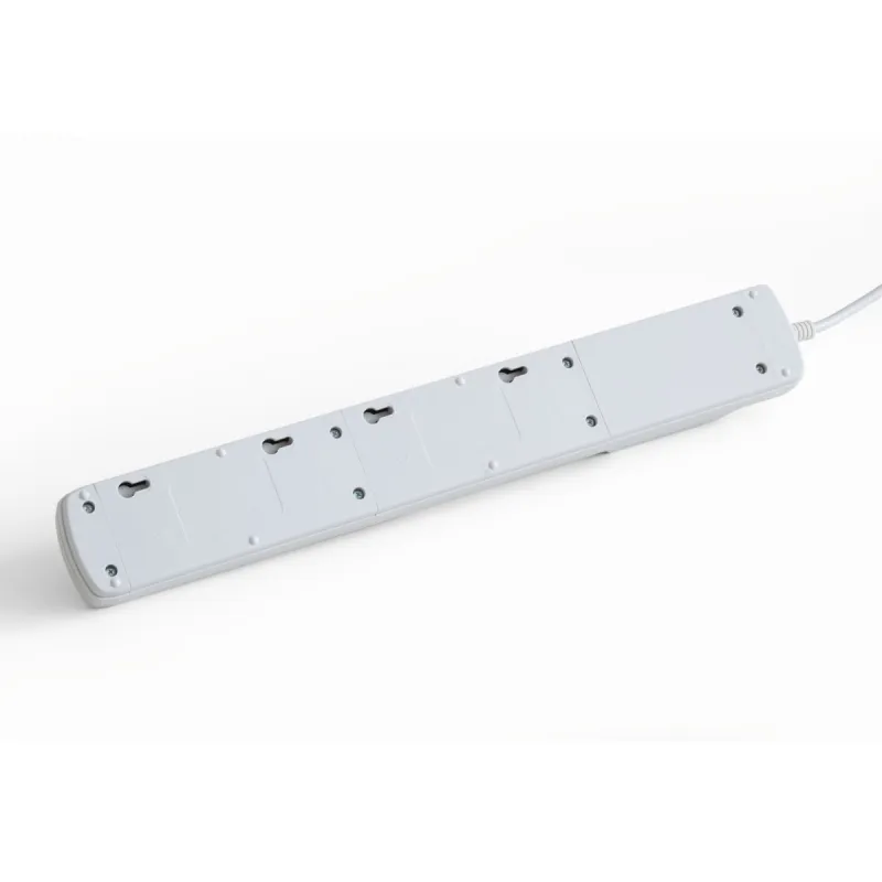 Ferro de alimentación Arcon M6 3m Negro, protector contra sobretensiones, 6 enchufes, cable de 3m - Imagen 3