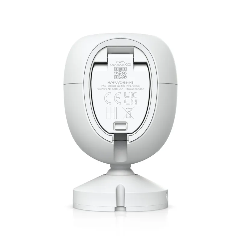Telecamera IP Ubiquiti UVC-G6-INS-W, G6 Instant, 4K, 30 FPS, IPX5, WiFi, Bluetooth - Immagine 6