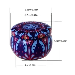 Set aus 4 Sojawachs-Kerzen Extralink Home, Duftende Dekokerzen als Geschenk + Box - Bild 7