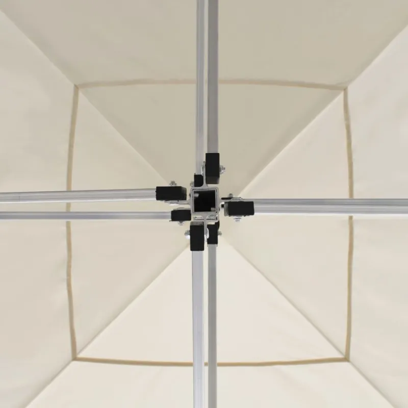 Gazebo da giardino pieghevole Black Forest, tendone da birra 3x3m beige - Immagine 5