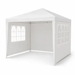 Black Forest Instant Garden Pavilion, 3x3m White