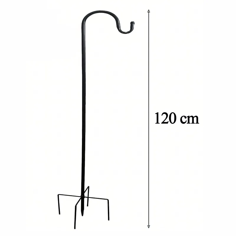 Palo per piante Black Forest, mangiatoie per fiori, lanterne da giardino 120cm - Immagine 2