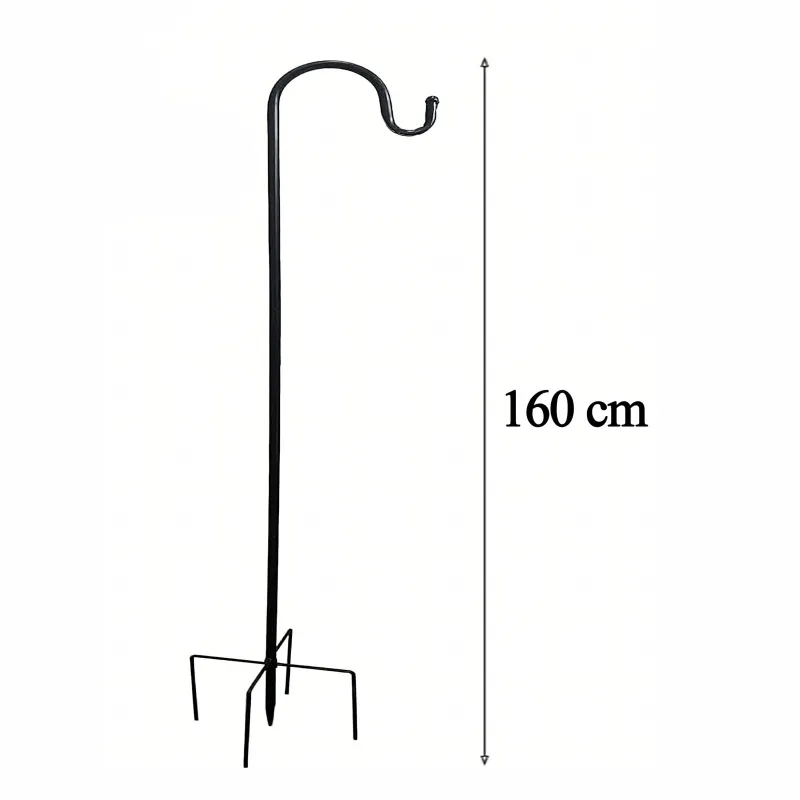 Gancho para plantas Black Forest, comederos para flores, faroles de jardín de 160 cm - Imagen 2