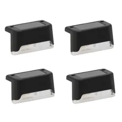 Extralink | Komplet 4 lampek solarnych | 8 x 4,5 x 4,5 cm Linus LED ciepły biały - Zdjęcie 2
