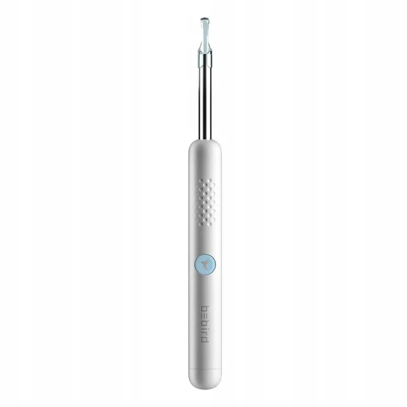 Otoscopio Bebird R1 Bianco con videocamera per pulizia orecchie, 1080p, 180mAh