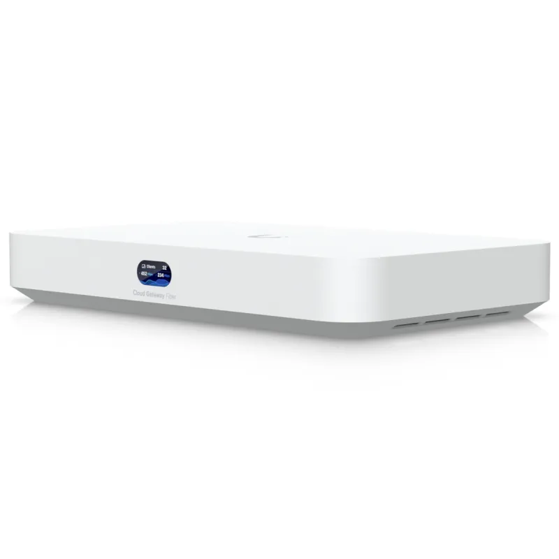 Controlador Ubiquiti UCG-Fiber, Switch/Cloud Gateway, 4x 2.5GbE RJ45, 2x SFP+ - Imagem 2
