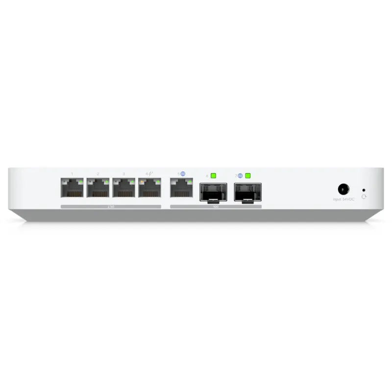 Controlador Ubiquiti UCG-Fiber, Switch/Cloud Gateway, 4x 2.5GbE RJ45, 2x SFP+ - Imagem 5