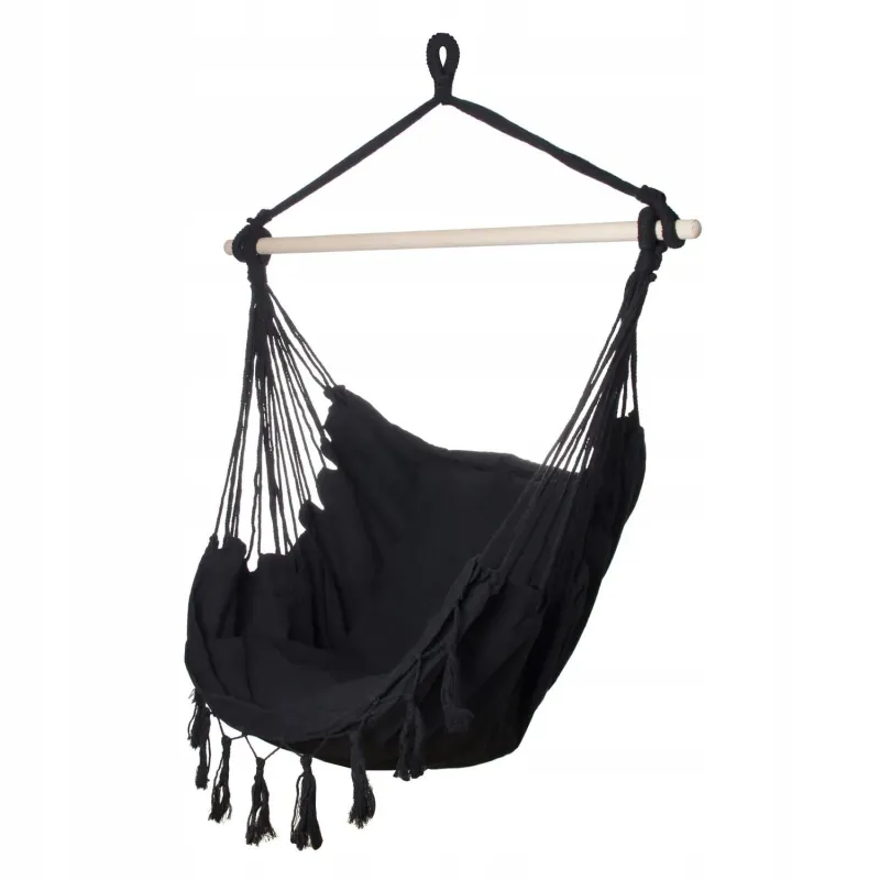 Rede Black Forest, cadeira brasileira 100x130cm preta - Imagem 2