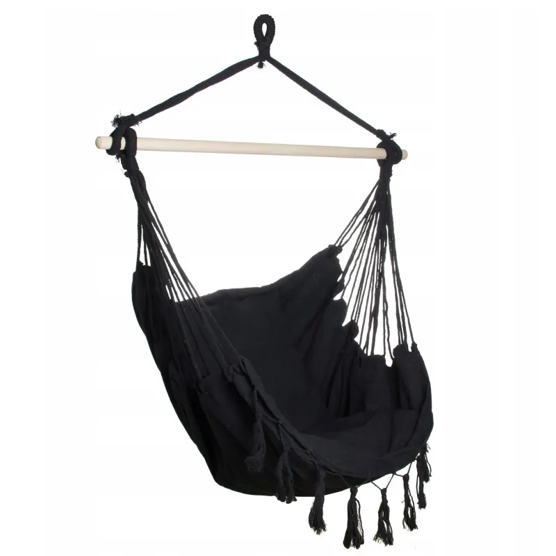Rede Black Forest, cadeira brasileira 100x130cm preta - Imagem 6