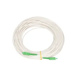 Extralink SC/APC-SC/APC | Patchcord | LSOH, Jednomodowy, Simplex, G.657A2, 3mm, 15m, biały - Zdjęcie 2