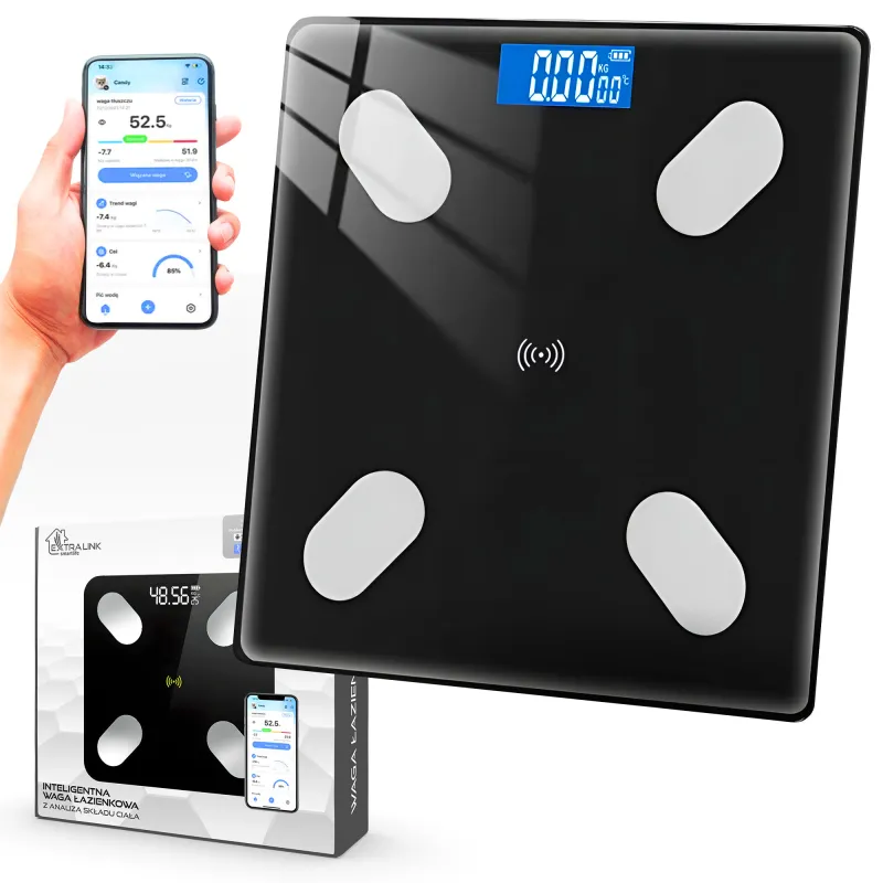 Extralink Home | Waga łazienkowa | inteligentna plus
