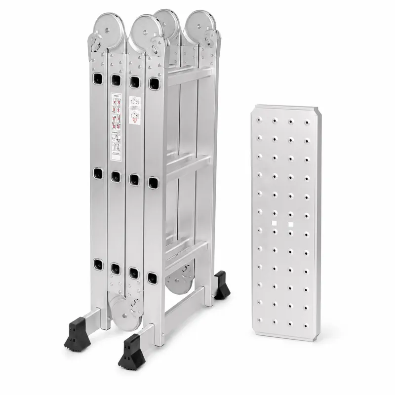 EXTRALINK DRABINA PRZEGUBOWA LAD3X4MP 3X4, 3,55 M (+PLATFORMA) - Zdjęcie 2