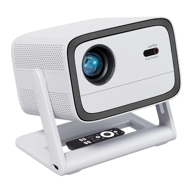Projetor Wanbo Vali 1 Branco, Full HD, 900 ANSI, Android TV 11, Gimbal - Imagem 5
