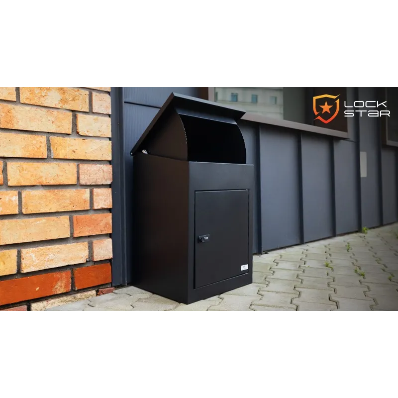 LockStar by Extralink | Skrzynka na paczki | 44x34x55cm stalowa skrzynia - Zdjęcie 6