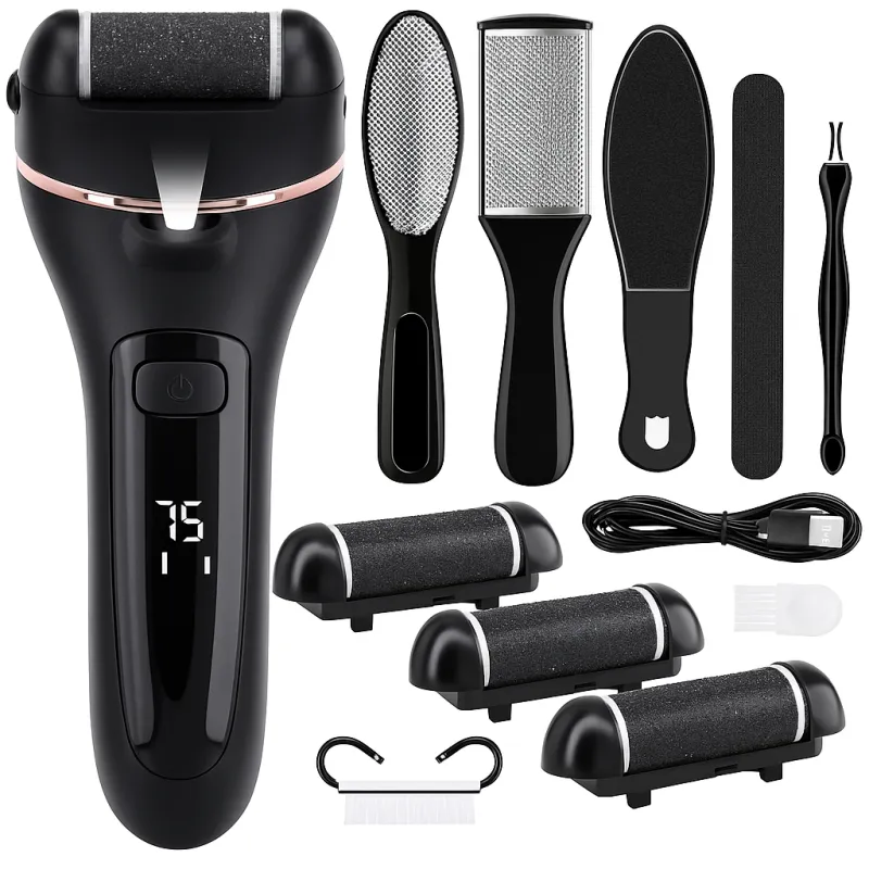 EXTRALINK ELECTRIC FOOT FILE SCRAPER PEDICURE DEVICE