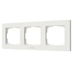 Aqara Switch Frame H2 EU (3-gang) White, Switch Frame H2,...