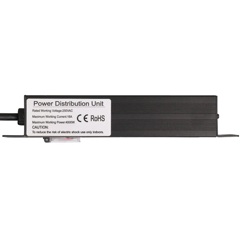 Extralink 10" 1U 3 Socket EU Type Power PDU | Listwa zasilająca | z przełącznikiem - Zdjęcie 4