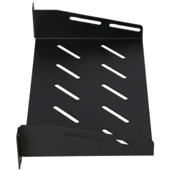 Extralink Shelf 1U | Półka do szaf rack 10" | czarna - Zdjęcie 3
