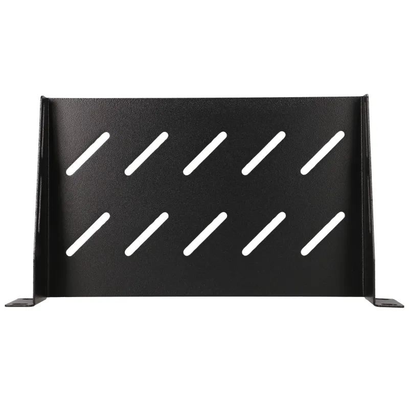Extralink Shelf 1U | Półka do szaf rack 10" | czarna - Zdjęcie 5