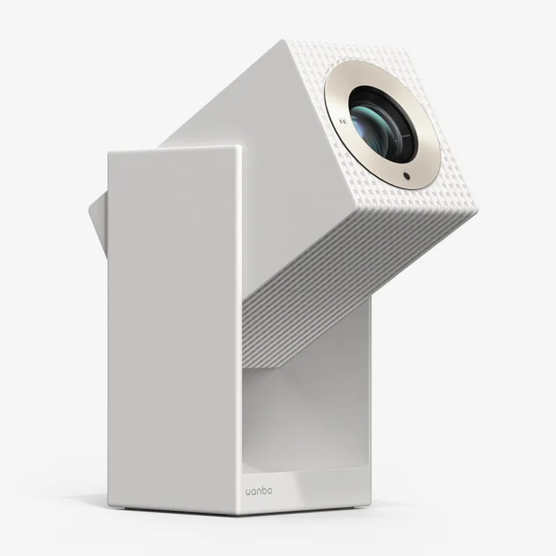 Wanbo Cube 2 Pro Blanco | Proyector | 500 ANSI, Android TV 11, Gimbal - Imagen 2