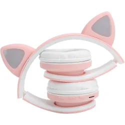 Extralink Kids Headphones Pro Rosa | Cuffie cablate | Orecchie da gatto - Immagine 3