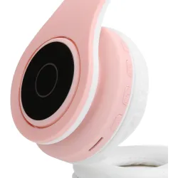 Extralink Kids Headphones Pro Rosa | Cuffie cablate | Orecchie da gatto - Immagine 4