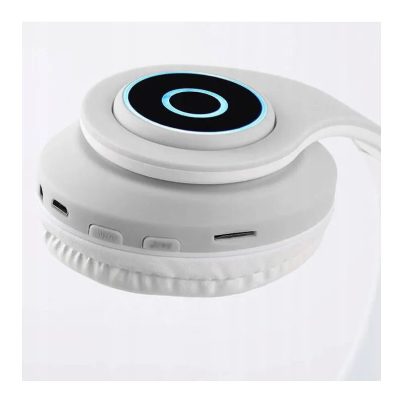 Extralink Kids Headphones Pro Białe | Fones de ouvido com fio | Orelhas de gato - Imagem 4