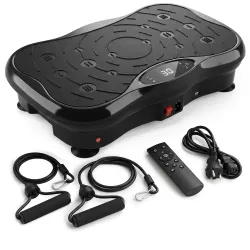 Extralink Moonwalk SpinMove Nero, Piattaforma vibrante per esercizi fitness, 200W - Immagine 2