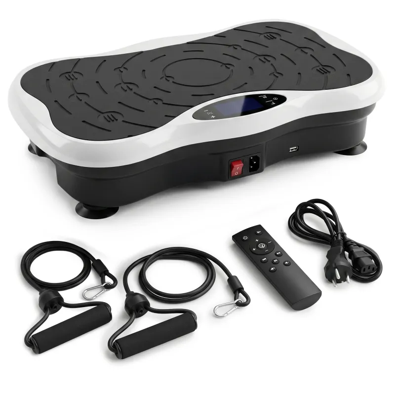 Extralink Moonwalk SpinMove White | Vibrating Fitness Exercise Platform | 200W - Image 7