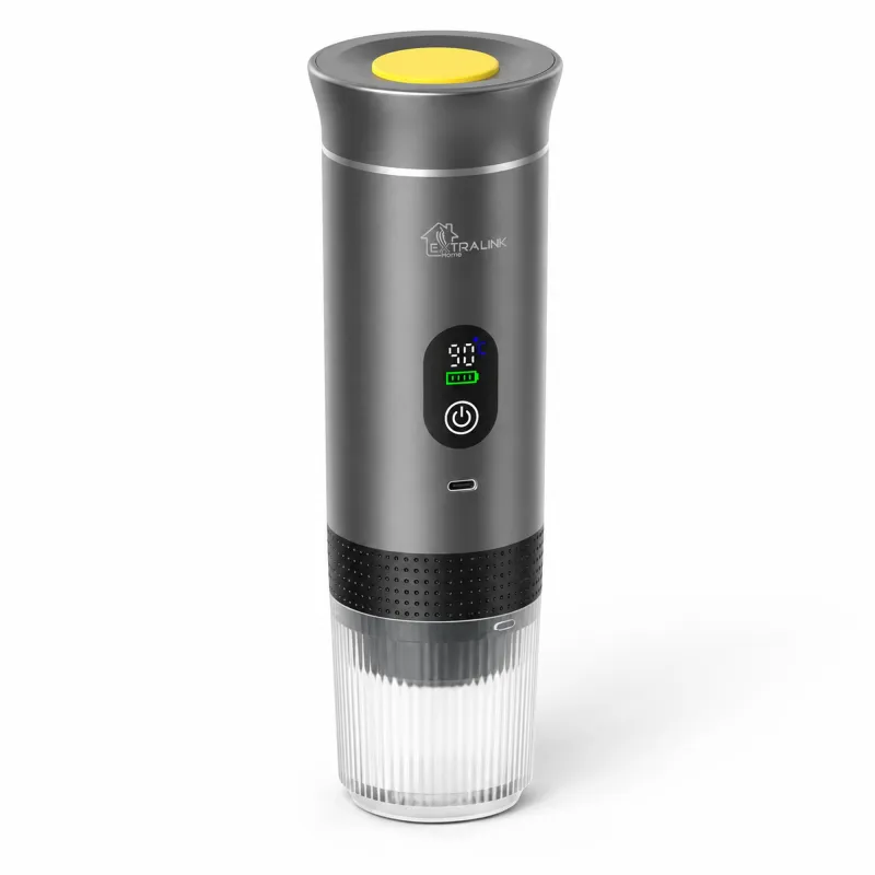 Extralink, Home Espresso2Go taşınabilir basınçlı espresso makinesi, Gri - Görsel 2