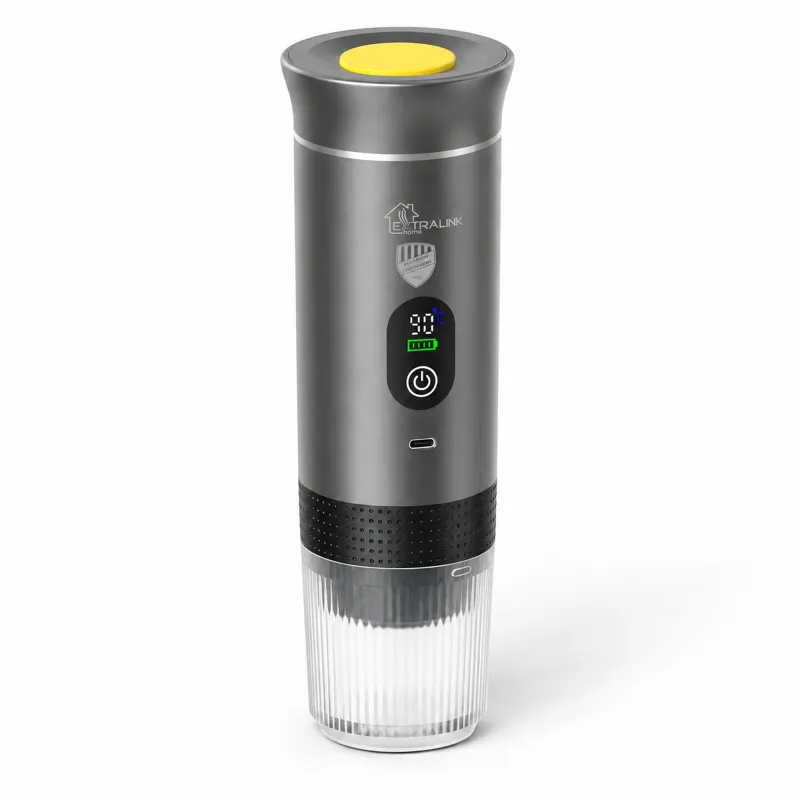 Extralink Home x Rakow Espresso2Go Szary | Przenośny ekspres ciśnieniowy | - Zdjęcie 2