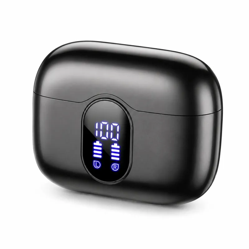 Extralink Lifestyle, auscultadores com ecrã Pixelbuds, Pretos - Imagem 2