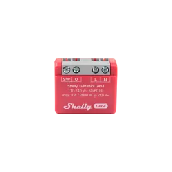 Shelly 1PM Mini Gen4, Módulo de relé, Monocanal, Zigbee,...