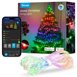 Govee H80C4 Luci natalizie a stringa 2S 20m, Luci per albero di Natale, RGBWIC - Immagine 2