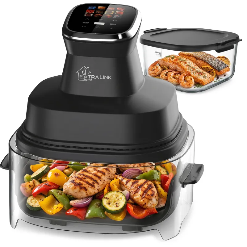 Extralink Home Glass Air Fryer SJ-400G 4L EU | Fritéza | - Obrázek 7