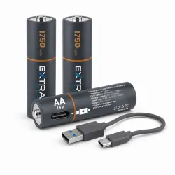 Extralink Smartlife AA Set 4er-Pack, Akkus, USB-C-ladbar, 1.5V, 1750mAh - Bild 4