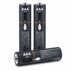 Extralink Smartlife AAA Set 4er-Pack, Akkus, USB-C...