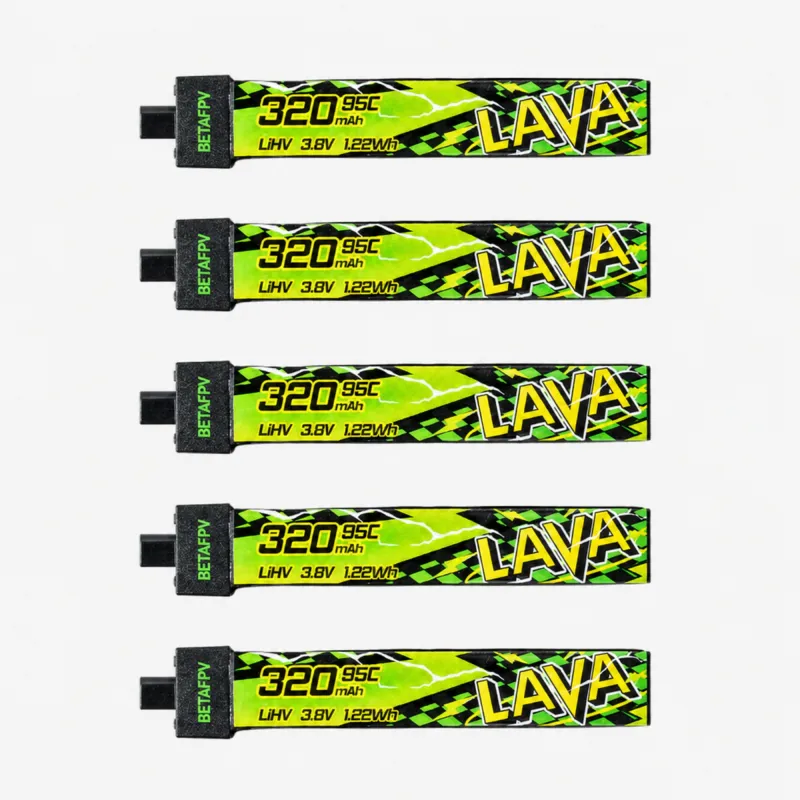 Batería para dron BETAFPV LAVA II 1S BATTERY 320MAH 95C (5 uds.) - Imagen 3
