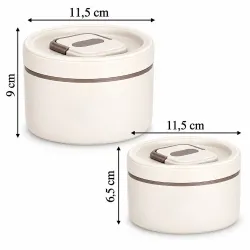 Extralink Home, набор изолированных контейнеров для хранения продуктов, ланчбокс, 4 шт. - Изображение 4